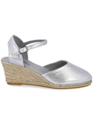 Sandali per Donna BUBBLE BOBBLE 088-7 ALPARGATAS ESPARTO MUJER PLATA