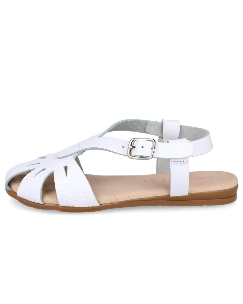 Sandals-De-Mujer-BUBBLE-BOBBLE-15084-G-SANDALIAS-PLANAS-NINA-BLANCO