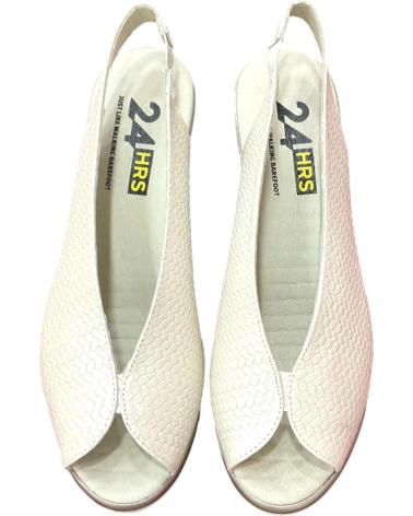 Sandalias de Mujer 24 HORAS 25656 BLANCO