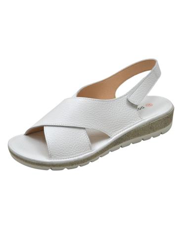 Sandálias de Mulher D`CUTILLAS SANDALIAS DOCTOR CUTILLAS 35310 CROSS BLANCO