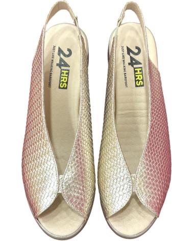 Sandalias de Mujer 24 HORAS 25656 ORO