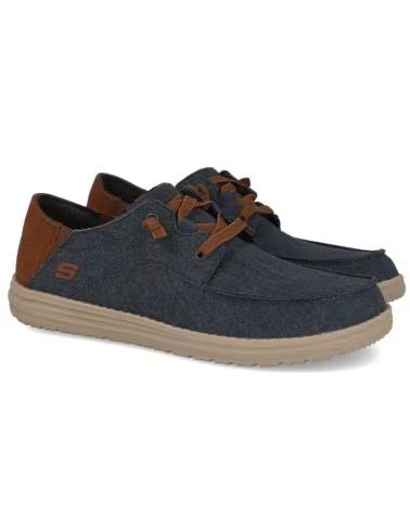 Sapatos de Homem SKECHERS 210116 MOCASINES DE HOMBRE REL AZUL