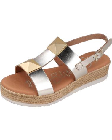 Sandali per Donna OH MY SANDALS 5159 SANDALIAS PLANAS MU CHAMPAGNE