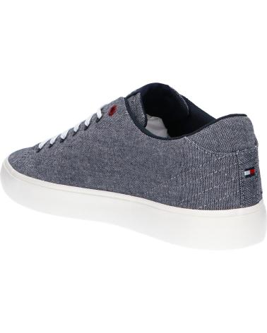 Sapatilhas de Homem TOMMY HILFIGER FM0FM04738 TH HI VULC CORE LOW CHAMBRAY DW5 DESERT SKY