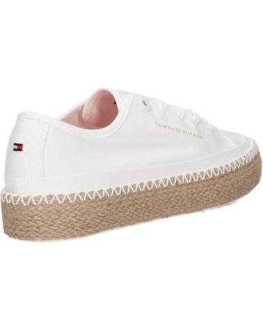 Esportes  de Mulher TOMMY HILFIGER FW0FW07241 ROPE VULC SNEAKER CORPORATE YBL ECRU