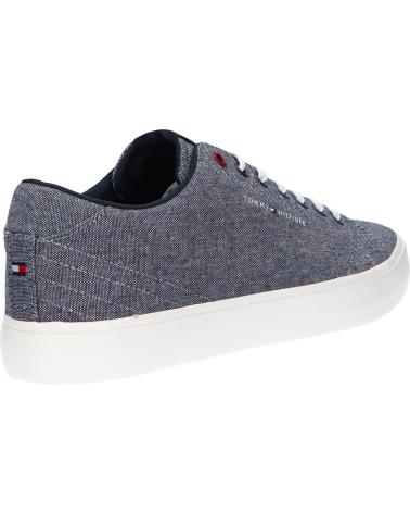 Sapatilhas de Homem TOMMY HILFIGER FM0FM04738 TH HI VULC CORE LOW CHAMBRAY DW5 DESERT SKY