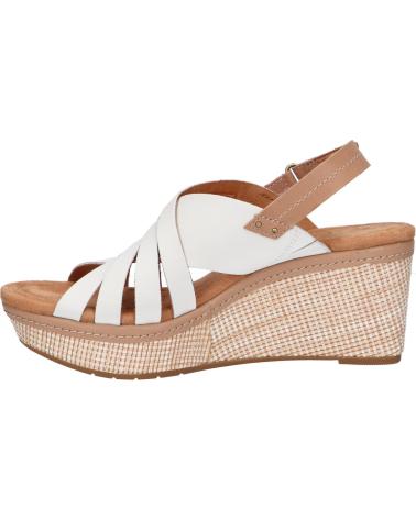 Sandalias de Mujer CLARKS 26171534 ELLERI GRACE WHITE LEATHER