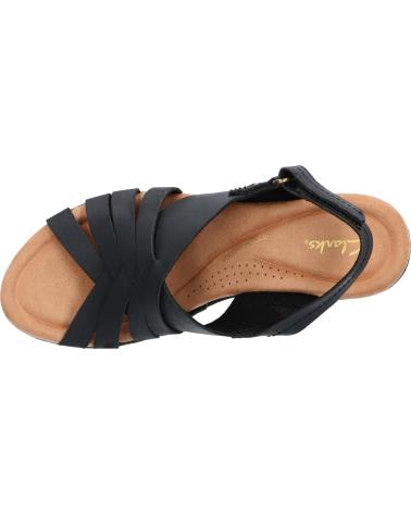 Sandalias de Mujer CLARKS 26171531 ELLERI GRACE BLACK LEATHER