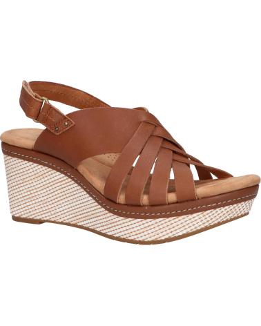 Sandalias de Mujer CLARKS 26171533 ELLERI GRACE TAN LEATHER