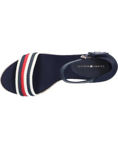 Sandalias de Mujer TOMMY HILFIGER FW0FW07078 MID WEDGE CORPORATE DW6 SPACE BLUE