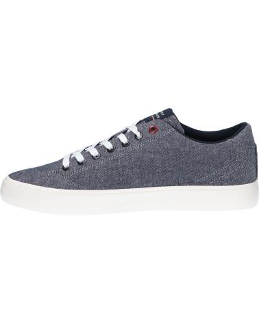Sapatilhas de Homem TOMMY HILFIGER FM0FM04738 TH HI VULC CORE LOW CHAMBRAY DW5 DESERT SKY