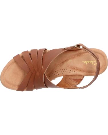 Sandalias de Mujer CLARKS 26171533 ELLERI GRACE TAN LEATHER