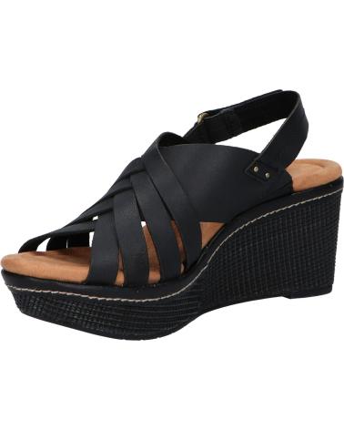 Sandalias de Mujer CLARKS 26171531 ELLERI GRACE BLACK LEATHER