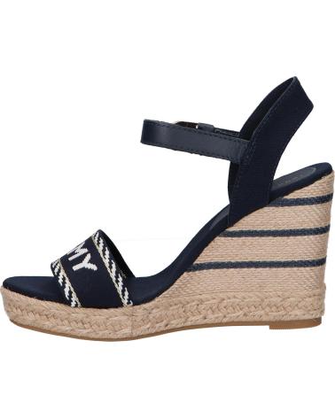 Sandalias de Mujer TOMMY HILFIGER FW0FW07088 SEASONAL WEBBING WEDGE DW6 SPACE BLUE