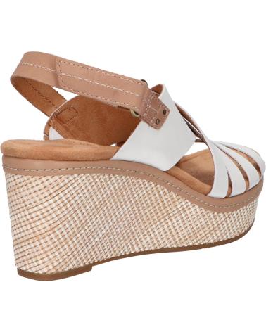 Sandalias de Mujer CLARKS 26171534 ELLERI GRACE WHITE LEATHER