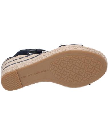 Sandalias de Mujer TOMMY HILFIGER FW0FW07088 SEASONAL WEBBING WEDGE DW6 SPACE BLUE