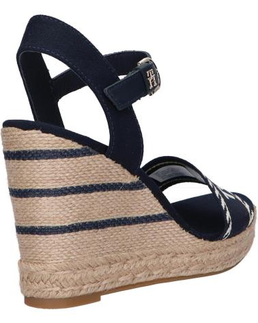 Sandalias de Mujer TOMMY HILFIGER FW0FW07088 SEASONAL WEBBING WEDGE DW6 SPACE BLUE