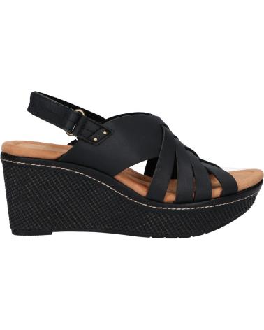 Sandalias de Mujer CLARKS 26171531 ELLERI GRACE BLACK LEATHER