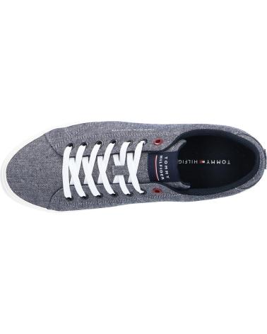 Sapatilhas de Homem TOMMY HILFIGER FM0FM04738 TH HI VULC CORE LOW CHAMBRAY DW5 DESERT SKY