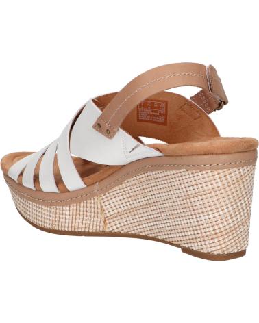 Sandalias de Mujer CLARKS 26171534 ELLERI GRACE WHITE LEATHER