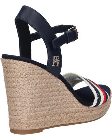Sandalias de Mujer TOMMY HILFIGER FW0FW07086 CORPORATE WEDGE DW6 SPACE BLUE