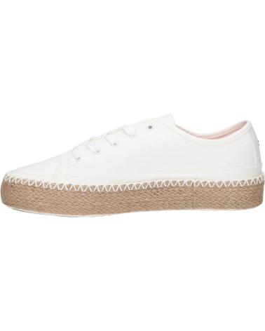 Esportes  de Mulher TOMMY HILFIGER FW0FW07241 ROPE VULC SNEAKER CORPORATE YBL ECRU