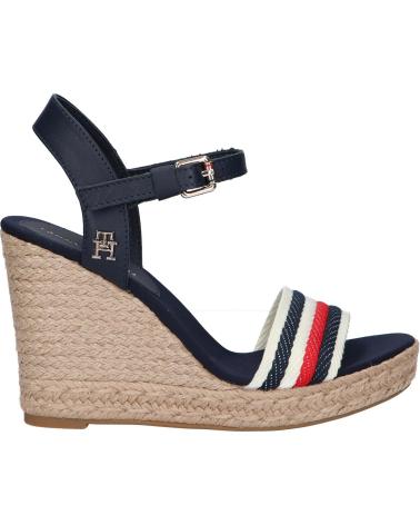 Sandalias de Mujer TOMMY HILFIGER FW0FW07086 CORPORATE WEDGE DW6 SPACE BLUE