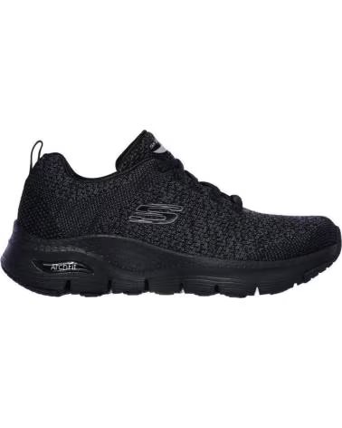 Zapatillas deporte pour Femme SKECHERS ZAPATILLAS PARA MUJER EN COLOR NEGRO NEGRO