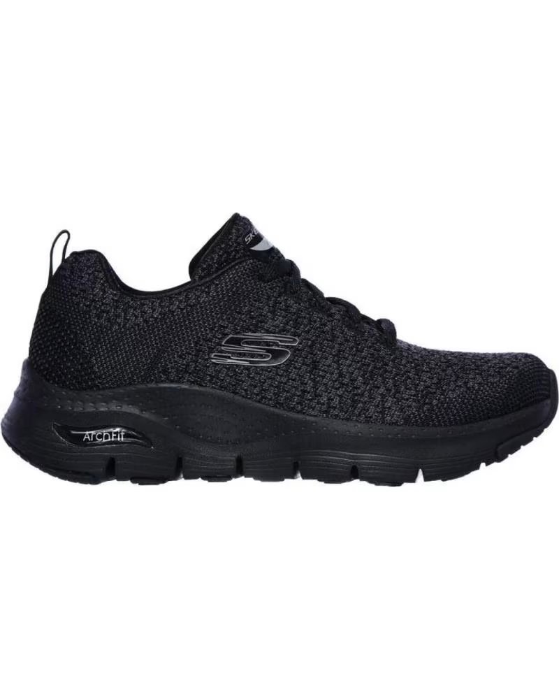 Zapatillas deporte pour Femme SKECHERS ZAPATILLAS PARA MUJER EN COLOR NEGRO NEGRO