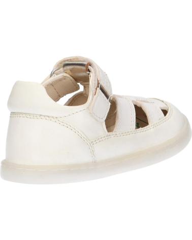 Sandalias de Niña y Niño KICKERS 894821-10 TRACTUS CUIR 32 BLANC METALLISE
