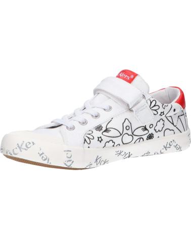 Sneaker-De-Niña-KICKERS-860867-30-GODY-CANVAS-31-BLANC-IMP