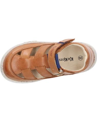 Sandalias de Niña y Niño KICKERS 894822-10 TRACTUS CUIR 114 CAMEL BLEU
