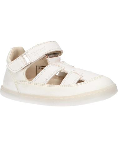 Sandalias de Niña y Niño KICKERS 894821-10 TRACTUS CUIR 32 BLANC METALLISE