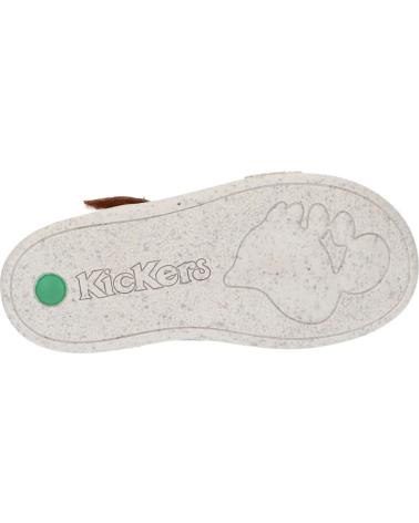 Sandalias de Niña y Niño KICKERS 894822-10 TRACTUS CUIR 114 CAMEL BLEU