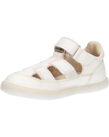 Sandalias de Niña y Niño KICKERS 894821-10 TRACTUS CUIR 32 BLANC METALLISE