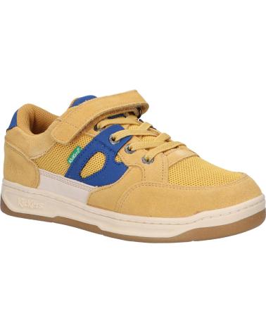 Sapatilhas de Menino KICKERS 928561-30 KIKOUAK 116 CAMEL MARINE