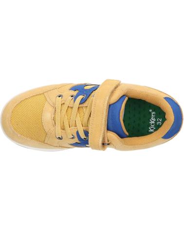 Sapatilhas de Menino KICKERS 928561-30 KIKOUAK 116 CAMEL MARINE