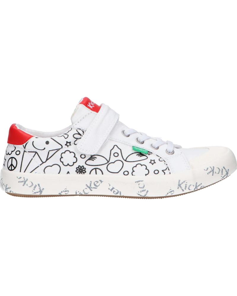 Sneaker-De-Niña-KICKERS-860867-30-GODY-CANVAS-31-BLANC-IMP