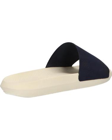 Chanclas de Hombre LACOSTE 37CMA0021 CROCO SLIDE J18 NVY-OFF WHI
