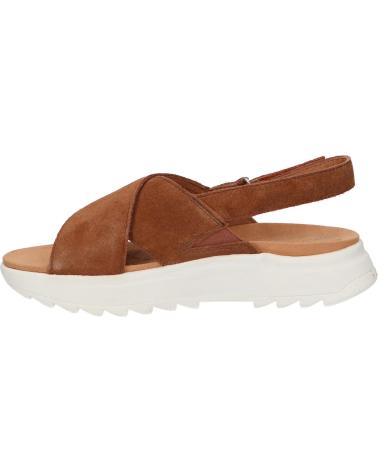 Woman Sandals CLARKS 26171950 DASHLITE WISH DARK TAN SUEDE