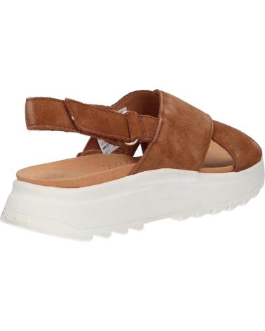 Woman Sandals CLARKS 26171950 DASHLITE WISH DARK TAN SUEDE