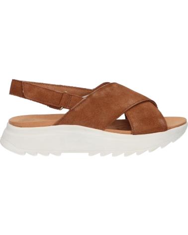 Woman Sandals CLARKS 26171950 DASHLITE WISH DARK TAN SUEDE
