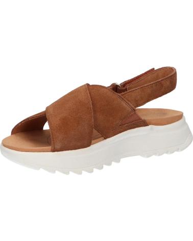 Woman Sandals CLARKS 26171950 DASHLITE WISH DARK TAN SUEDE