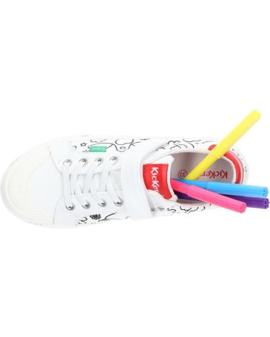 Sneaker-De-Niña-KICKERS-860867-30-GODY-CANVAS-31-BLANC-IMP