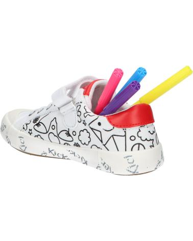 Sneaker-De-Niña-KICKERS-860867-30-GODY-CANVAS-31-BLANC-IMP