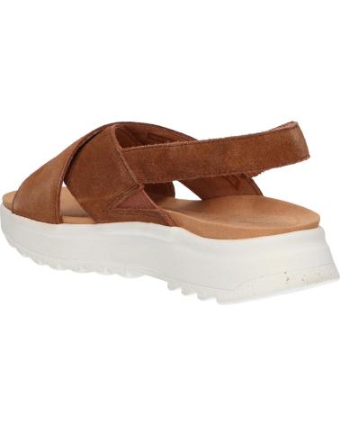 Woman Sandals CLARKS 26171950 DASHLITE WISH DARK TAN SUEDE