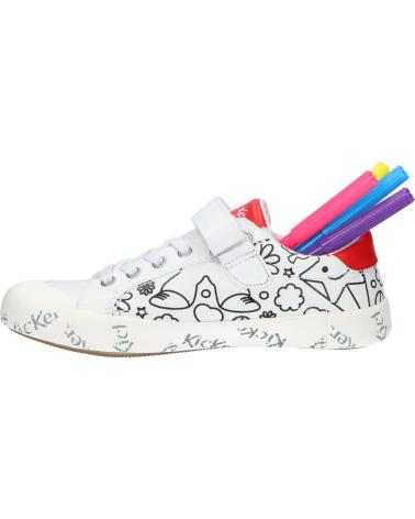 Sneaker-De-Niña-KICKERS-860867-30-GODY-CANVAS-31-BLANC-IMP