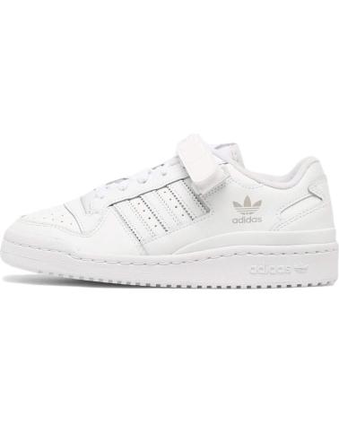 Sapatilhas de Menina e Menino adidas MODELO FORUM LOW J FTWW BLANCO