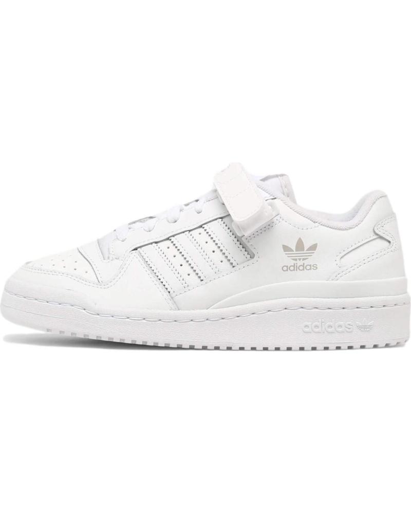 Sapatilhas de Menina e Menino adidas MODELO FORUM LOW J FTWW BLANCO