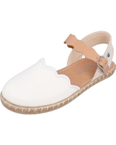 girl Sandals CONGUITOS NV121512 ALPARGATAS ESPARTO N BLANCO